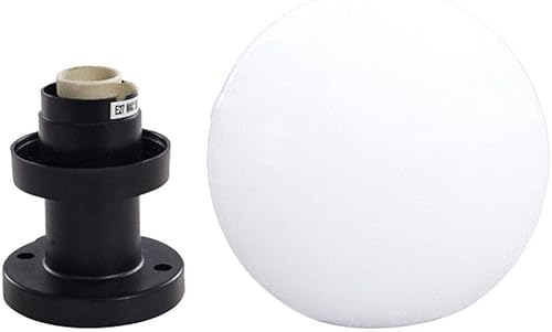 Miniatura 3 de Gadpiparty Poste de lámpara de acrílico con base para valla de patio, lámparas de araña, farol, farol, poste de luz de globo, lámparas al aire