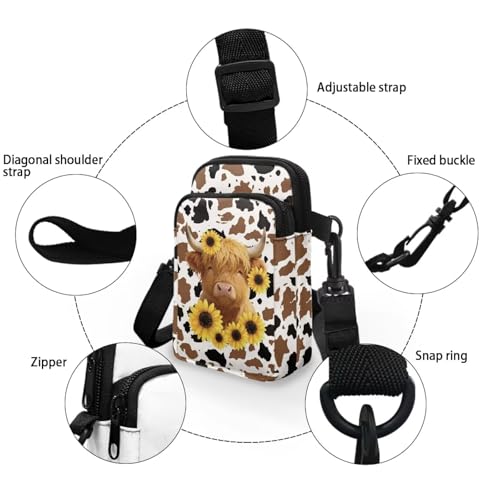 Image of Xpyiqun Small Crossbody Bag Women Phone Purses Sling Shoulder Handbag Cross Body Pouch Wallet Bags