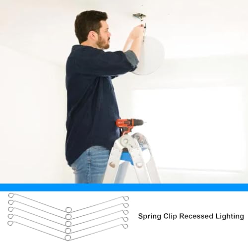 Clipe de para lâmpada de painel downlight, braçadeira de de luz embutida | Clipe de caixa de luz emb