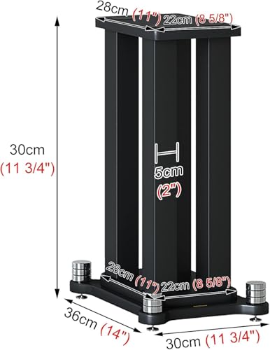 Soportes para altavoces de hierro resistente con base de arena par 7