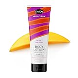 ShiKai Very Clean Body Lotion (Sweet Mango, 8 oz) | Hydrating Skin Moisturizer for Dry Skin | With Niacinamide, Borage Oil, and Vitamin C & E