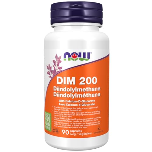 Image of Now DIM 200mg with Calcium d-Glucarate 90vcap
