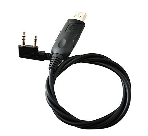 KENMAX 2 Pins USB Programming Cable for Kenwood KPG66D KPG69D KPG70D TH-22 TH-22A TH-22AT HYT TC286 TC386 TC2685
