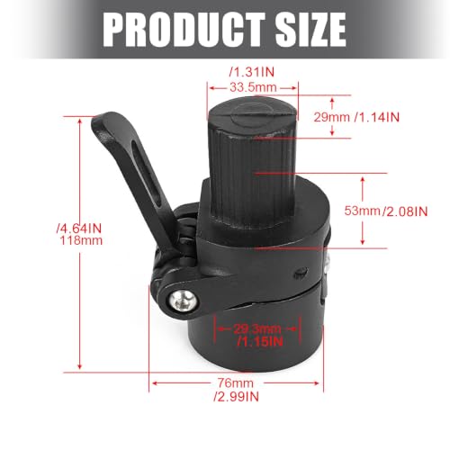 Base de postes plegables para scooter M365 ideal para llevar en el metro 3
