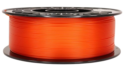 Image of 3D-Fuel Tough Pro PCTG Filament for 3D Printing, Better Than PETG Filament, Made in The USA, Dimensional Accuracy + /- 0.02 mm, 1.75mm, 1 kg Spool,Transparent Signal Orange