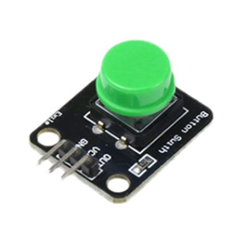 Miniatura 2 de 5 unidslote con tapa verde botón grande luz táctil interruptor módulo micro botón electrónico bloque de construcción