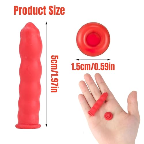 Image of Caulk Tube Sealer Caps Caulk Saver Caps Caulking Tube Sealing Caps Caulk Finishing Tool Caulk Saver Cover Latex Seal Covers for Sealing and Preserving, Red (50 Pcs)