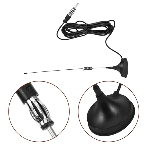 Antena de TV para coche Cabilock con base magnética y estructura exterior resistente 7