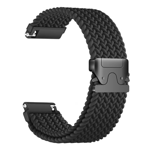 Correa de nylon trenzado elástica 20mm para Garmin miniatura 1