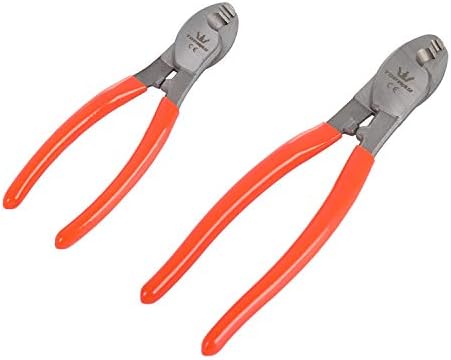 TOPWAY Cable Cutter Wire Stripper 150mm (6") + 210mm (8"), Heavy Duty Cutting Plier for Aluminum Copper Wires 417317