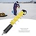 Zunate Ice Auger Drill Bit - 6in Diameter 2-Blade for Deep Ice Fishing with Locator, Yellow