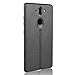 INSOLKIDON Compatible with Nokia 8 Sirocco Case TPU Soft Back Cover Phone Protective Shell Anti Slip Scratch Resistant Bumper Back Shell Frosted Leather case (Black)