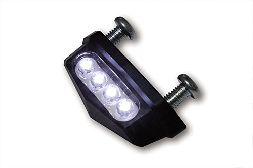  Luce Targa Quadro LED Nero Moto Harley e Custom