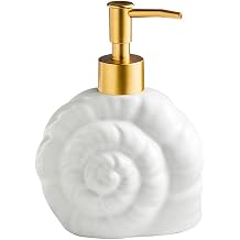 Ceramic Liquid Soap Dispenser with Pump,Pump Bottle Dispenser, Refillable Hand Wash Liquid Lotion Jar Dispenser for Bathroom, Countertop, Kitchen B