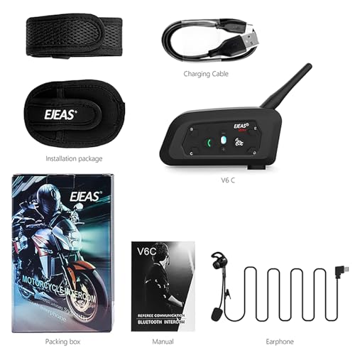 EJEAS V6C Intercom football arbitrage fluide et communication duplex - 7