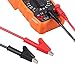 Neoteck Banana Plug to Alligator Clip Test Lead, 15A 1000V Heavy Duty Crocodile Clip Lab Test Cable with Banana Plug for Multimeter- 39 inch (1m)