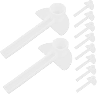 10pcs Plastic Bee Feeders for Home Beekeeping White