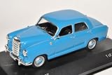 Aus Metall mit Plastikteilen Whitebox Mercedes-Benz 180 D W120 Limousine Blau Kleiner Ponton 1953-1962 1/43 Modell Auto