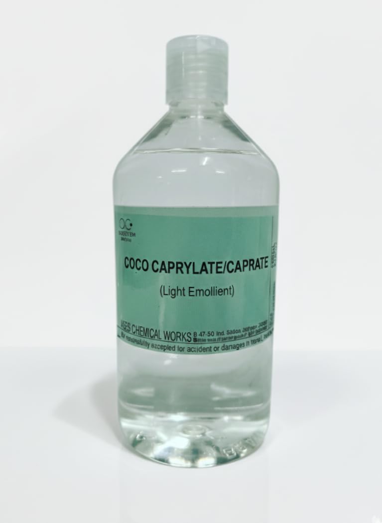Ases Coco Caprylate Caprate 500ML- 99% Purity | Professional Grade Cosmetic Lightweight, Non-Greasy Emollient for DIY Serums, Lotions & Creams | Plant-Based Coconut Ester-image-1
