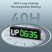 Acedeck Portable Gym Timer Clock: Fitness Digital Clock with Strong Magnet - Remote Control for Fitness Enthusiasts - Powerful Battery for Home Gym Garage Boxing Green