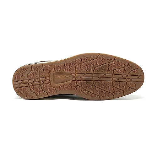 Sapato Pegada 125111-08 Preto/Marrom Masculino Cor:Preto/Marrom;Tamanho:40