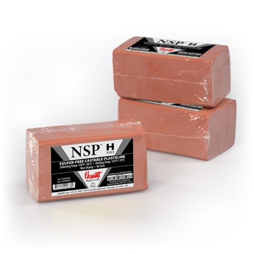 Chavant Clay - NSP Hard Brown - Sculpting and Modeling Clay (1/4 Case)
