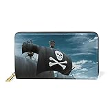 echtes piratenschiff Relesess Geldbörse aus echtem Leder, ideales Geschenk für Jungen und Mädchen.