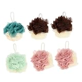 Mikinona 6 Stück Seifenschaum-netz Duschball Badepoufs Für Saubere Haut Und Entspannung Mit...