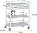MDYHY 3-Layer Stainless Steel Medical Trolley Cart, Heavy Duty 150kg Capacity, Ideal for Hospital Clinic Laboratory Use