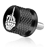 Stainless Knurled Fender Seat Bolt Screw 1/4