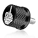 Stainless Knurled Fender Seat Bolt Screw 1/4"-20 Thread For Harley Davidson - Skull Middle Finger