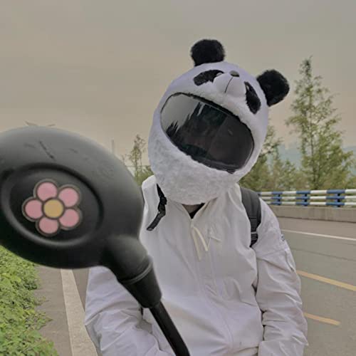 Motorcycle Helmet Cover Plush Gift Motorcycle Helmet Cover Christmas Motorbike Full Helmet Protective Cover Full Face Helmets Decoration Cap Gift,Grey Shark #TOP4