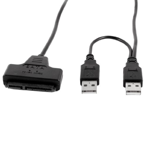 Caja externa para disco duro 2.5" SATA con cable USB 2.0 azul miniatura 1