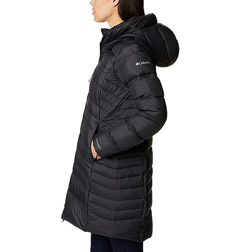 Columbia Women's Autumn Park Down Mid Puffer Jacket, Black, M - Image 3