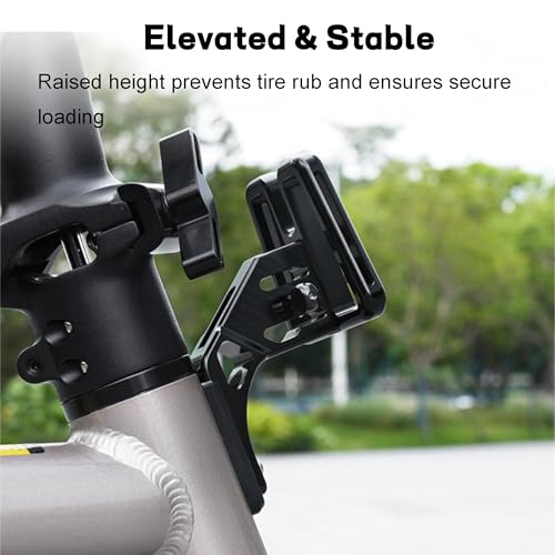 Adaptateur de support vélo Brompton pliable pour installer un sac avant