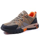 SFSDOUN Steel Toe Shoes for Men,Non Slip Lightweight Work Shoes,Construction Industrial Work Boots,Comfortable Breathable Safety Steel Toe Sneakers for Men.