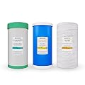 Max Water 10" BB Tannin/Nitrate Reducer Filter Set (3-pack) for Whole House Systems