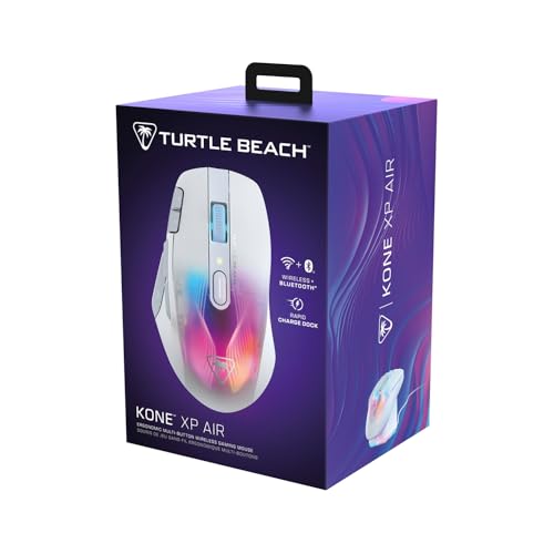 undefined タートルビーチ(Turtle Beach) ゲーミングマウス Kone XP Air ワイヤレス 2.4GHz/Bluetooth ホワイト/白 光学式 19K オプティカル 多ボタン 99g 充電ドック Reflex RGB 国内正規品 の商品画像 23