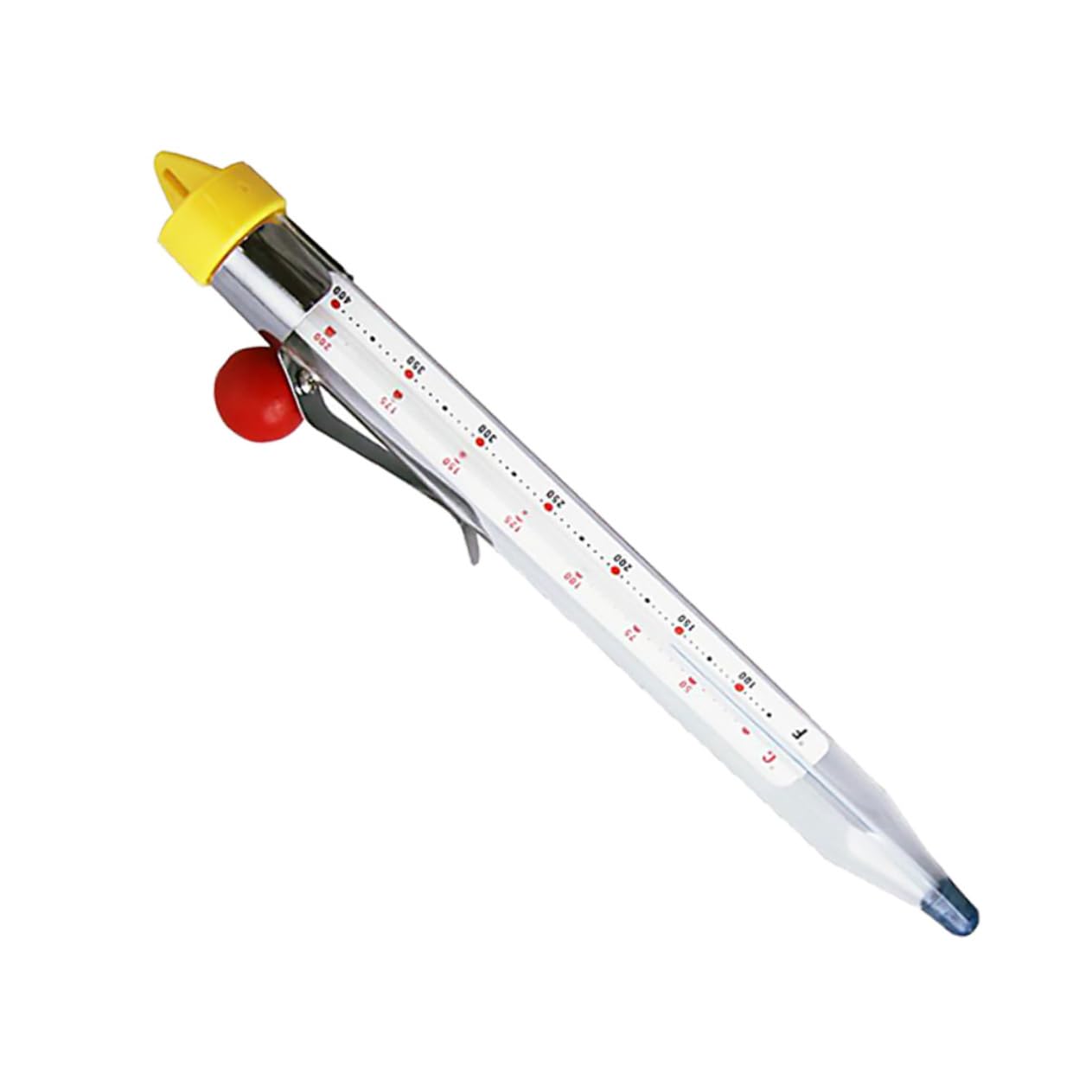 CIYODO 1Pc Candy Syrup Thermometer for Cooking and Baking Food Thermometer for Sugar and Confectionery Assorted Color for Kitchen Use