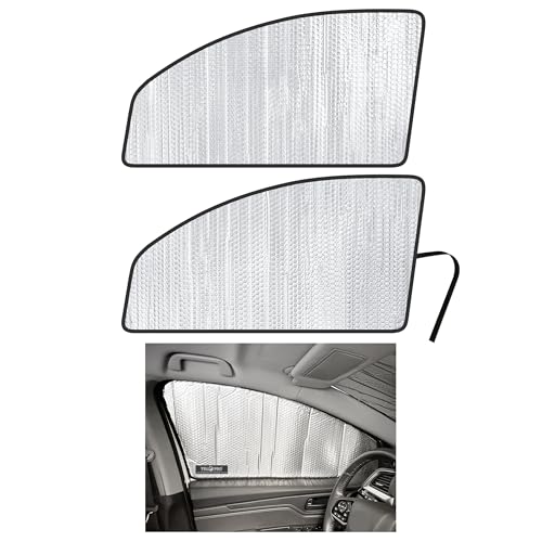 Side Window Front Seat Reflective Sunshade Custom Fit for 2018 2019 2020 2021 2022 2023 2024 2025 Honda Odyssey Minivan, UV Reflector Sun Protection Accessories (Set of 2)