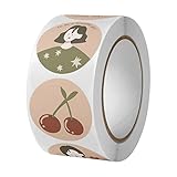 Diseño especial del patrón: Esta novedad es un embalaje que agregará un lindo personal a sus amigos, clientes y proveedores. Es una bonita pegatina decorativa de la foca que brilla tus envases salientes.