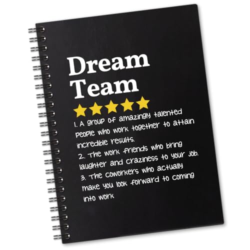 Cahier à spirale Dream Team, cadeau de bienvenue pour nouveau stagiaire