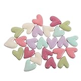 TOPBATHY 24 Pièces Décorations Colorées Macaron pour Saint Valentin Accessoires Magnétiques pour Cuisine et Bureau