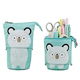 📝 [Sechs Muster] Es gibt sechs Muster von dummen Tieren, rosa Schweinen, gelben Entenzähnen, dummen Bären und Brillenbären. Niedliche Cartoon-Muster machen Ihr Federmäppchen attraktiver, egal ob es sich um einen Jungen oder ein Mädchen handelt.