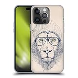 Head Case Designs Officially Licensed Balázs Solti Cool Lion Animals Soft Gel Case Compatible with...