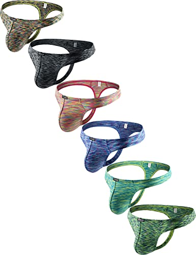 Men's Cooling and Breathable G-String Thongs Sexy Moisture Wicking Hipster Underwear