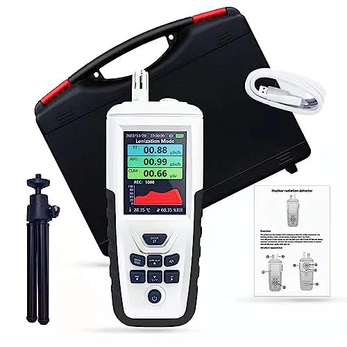 3.2inch LCD Backlight Display Multifunctional Nuclear Radiation X ? ? ? Rays Tester Electromagnetic Radiation Detection Device Real Time Monitoring Support 999 Data Record with Sound Alarm Function