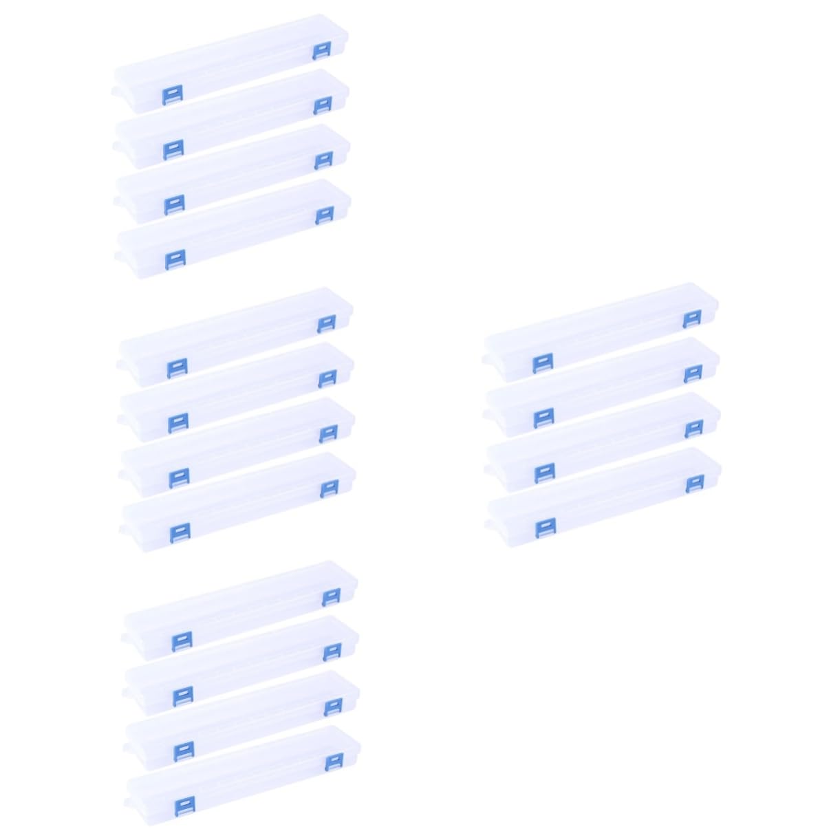 OSALADI 4 Set Scatole Di Immagazzinaggio Decorative Mestiere Custodia Per Pennelli Chiaro Porta Pennelli Acquerello Organizzatore Di Strumenti Portatili Plastica 4 Pezzi*4