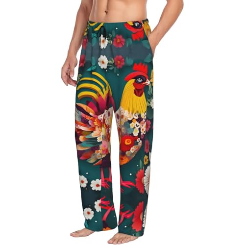 Pantalon de pyjama long en taille élastique et jambes larges ultra doux
