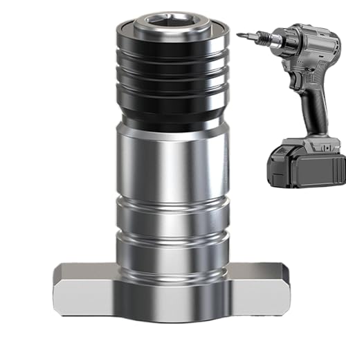 Adaptador de llave eléctrica, llave yunque, adaptador de eje, llave eléctrica, adaptador multifuncional de llave a taladro percutor, accesorio de taladro percutor, fácil de usar, portátil para maquina
